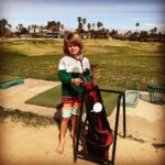 Jeremy Sisto Instagram - 1st golf lesson for dad and son. Bash turned 6 today. I like him. A lot .