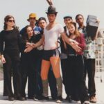 Jeremy Sisto Instagram - Been having tech issues... Little Women will continue. Hope everyone is hanging in there. This photo is from a buddy’s short film from 25 years ago. I was a professional dance fighter named “the Flamingo”. Haha. Good times. #tbt #tbt❤️ #alonetogether