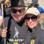 Jeri Ryan Instagram - Happy Struck Franchise Day! A great day for all of us to gather to fight for fair contracts. ✊🏼 @sagaftra #sagaftrastrong #unionstrong #1u