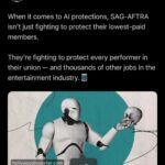 Jeri Ryan Instagram - We aren’t just fighting for performers. This fight is for ALL of our industry. EVERY. SINGLE. JOB. That’s why our @iatse and @wgawest and @teamsters brothers and sisters are marching with us. This is ALL of us. ✊🏼 #unionstrong #1u #sagaftrastrong #sagaftrastrike #power2performers #fupayus