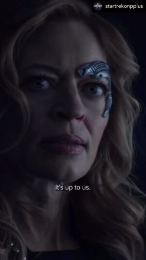 Jeri Ryan Instagram - The moment she truly became a Captain… 🖖🏼
 Posted @withregram • @startrekonpplus “I thought I could one day inspire people to follow me, even if it’s dangerous.” This is her moment. #StarTrekPicard
