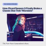 Jeri Ryan Instagram - Nice article about season 3. And I gotta say, I like that caption. 😋 Link in my stories…