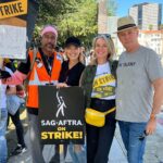 Jeri Ryan Instagram - Loved seeing the turnout today at the WB picket line as our Neg Comm heads back to the table! HUGE thanks to all our @wgawest family for showing up for us. And, as always, a massive thank you and AAALLLL the love to our AMAZING team of strike Captains for their dedication and enthusiasm day after day! One day longer, one day stronger. ✊🏼 @sagaftra @wgawest #sagaftrastrong #unionstrong #1u