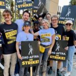 Jeri Ryan Instagram - Amazing day on the WB picket line today! GREAT energy, great solidarity, great friends… This is really feeling like the home stretch, kids. I’m gonna quote @officialevercarradine, because I think she said it best: To my @sagaftra family, let's remember to stick together. Our negotiations committee will keep us up to date on all talks with the AMPTP. If you read something in the trades that doesn't directly quote our leadership, don't believe it. Solidarity is everything. Big shoutout to our WA family for reaching a tentative deal on a new contract and still showing up on the line today to support your actors. We're all in this together. #sagaftra #solidarity #1u #sagaftrastrong #wga #wgastrong