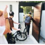 Jes Macallan Instagram - First year of high school, third year of high school, third month on earth. 🥹 🤯 No matter what age, they are forever my little loves. I can’t even handle the joy in my heart some days… and simple mornings like this are simply, pretty breathtaking. It’s the little things. #firstdayofschool #babysfirst #blendedfamily #wheredoesthetimego #eatsleeppooprepeat @mrnicbishop 🤟