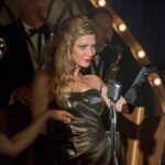 Jes Macallan Instagram - We are back tonight!!! Tune in to see Ava get her “A Star is Born” moment.. even if it is all in her head. 😂🤣 @cw_legendsoftomorrow #weallhavefantasies Sassy red lip by @hannahchornobymua Gorgeous 1940s hair by @redheadtattoos #dreamteam