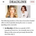 Jes Macallan Instagram - Beyond grateful for being chosen and to have completed this tremendous Warner Bros Television directing program! Thank you @warnerbrostv for this workshop that embraces, supports and encourages passionate new directors! I am forever indebted to @brooneydirector and @maryloubelli for sharing their brilliance and mentorship. Also, a GIANT hug and thank you to my fellow directors in the program... you are all an inspiration and my life and mind are fuller from learning your brain ways and spending time with you. #madrespect I cannot wait to watch the stories you tell. #lifechanging #WBdirectingworkshop #warnerbros #director #dontdreamitdoit Also, #realtalk I have to give a ginormous thank you to my love and copilot @mrnicbishop for putting up with me and making sure I remembered to breathe during the workshop as I had fits of insomnia and anxiety whilst talking to my actors AKA “pillow people” I assembled around my dining table (and entire home) for blocking and shot listing purposes. I love you. #thisisjustthebeginning Warner Bros. Entertainment
