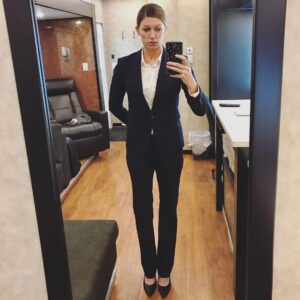 Jes Macallan Instagram - In the midst of organizing some exciting travel to reunite with some Legends fam, I received the news that our beloved little @cw_legendsoftomorrow was finished. I hate goodbyes and I certainly can’t find the words to express what this show has meant to me and so many others… so I won’t try to find words. Instead, here are the first pics in my camera roll I ever took on set… and the last. Thank you to all involved… what a ride. 2017-2022… I will cherish those memories forever. Legends never die. 💙💙💙