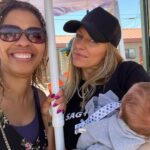 Jes Macallan Instagram - Literally, four weeks postpartum, to the day, @mrnicbishop and I had our first big outing away from baby. We chose to join our beloved friends and colleagues (also supported by our amazing “fanmily” with an ice cream truck 🤯, thank you from the bottom of my, just had a baby, heart). I had so much love in my body that day because it was also a mini reunion with so many people I love so hard, from a project that has meant so much to me for so long. At eight weeks postpartum, we took our little man for his first big outing to meet some more tv family that I love dearly and hold close to my heart. Here we are today… officially on strike. We stand by @sagaftra and our sister unions as a family. The future is… well, unclear. Warner Brother Studios