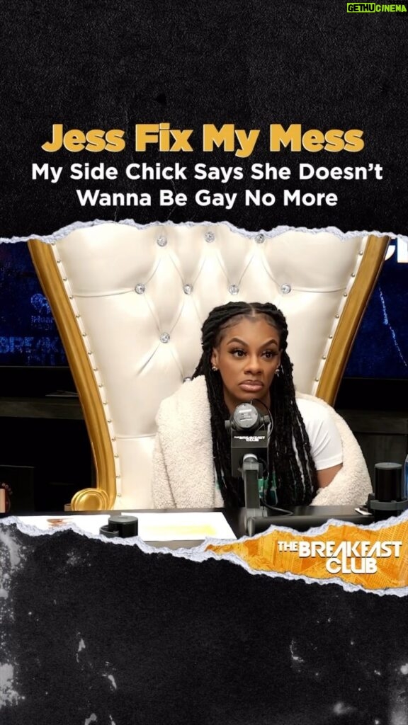 Jess Hilarious Instagram - She don’t wana be gay no more 🤷🏾‍♀️ what’s the problem? “Jess Fix My Mess” on @carefullyrecklesspodcast New York, New York