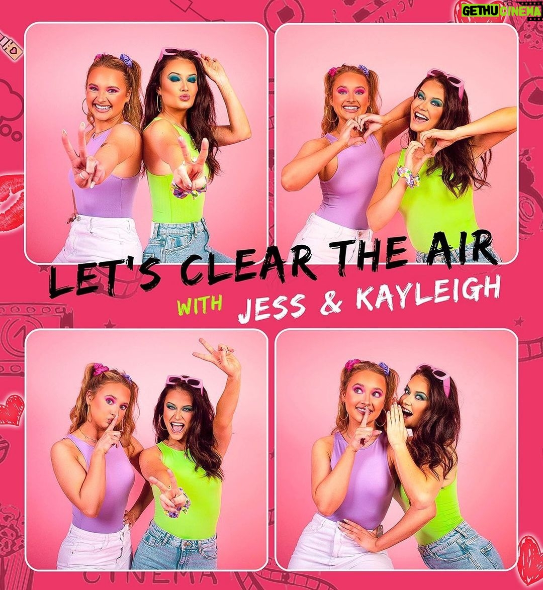 Jess Impiazzi Instagram - Our new look for season 2 of our podcast “Let’s Clear The Air” where we will deep dive in to the 90’s and 00’s of the things that shaped us! And whether we would wipe it from history or keep it around! If you love a bit of nostalgia we are here for you! Our first episode is dropping very soon! And a clue for the first episode… you can find down a rabbit hole…… (or you could head to our brand new instagram @lets.cleartheair and check out our story 🐰✨ and give it a follow please 😘) We are buzzing to be back recording the pod and can’t wait to share episode 1 with you all 🎙️✨🎙️ Photography by @officiallyomarshaker Make up @officiallykatieamelia #podcast #nostalgia #nostalgiapodcast #90s #00s
