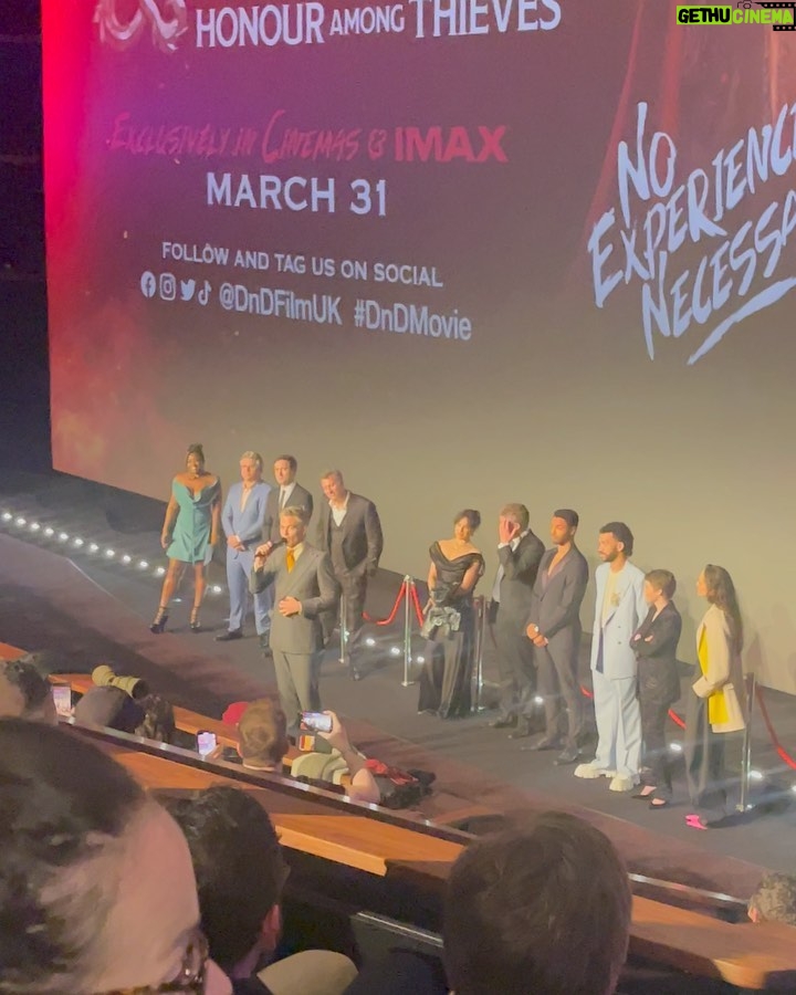 Jess Impiazzi Instagram - Such a wonderful evening @dndfilmuk London premiere @cineworld Well done and bravo to the cast and crew for creating something so magical ππΌππΌπ₯ π₯°ππ₯πΏ#dungeonsanddragons #dndfilm @concordemedialondon π @oliviatoddmakeup π @zara Leicester Square