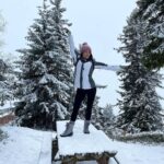 Jess Impiazzi Instagram - The last of my ski trip photo dump! It’s been a funny old start to the year personally with a few different things, almost like I’ve been keeping my head just above the water, but one thing I’ve learnt throughout life is the hard times don’t last! So when you’re in the eye of the storm keep powering through! Needed this time out more than I knew! I’m coming back totally refreshed and ready to go! And thank you to my best friends @alexvirley @mrelk91 and A big shout out to @tog24official for kitting me out because otherwise I’d have probably turned up in a pair of joggers and hoped for the best! I also learned that skiing as a beginner is scary as shit but if you go to apres ski have a few to many bevs 🥂 you suddenly turn into Eddie the eagle! (See last video ⛷️⛷️⛷️🤦🏻‍♀️❄️🏔️❄️) La Rosière - Espace San Bernardo