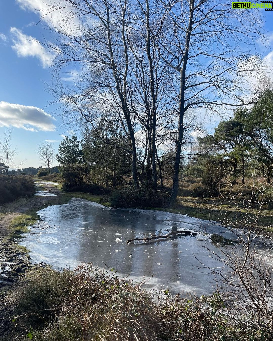 Jess Impiazzi Instagram - Before getting back to business š„ Iām exploring all the lovely walks around my area āļø Nothing quite as wonderful as getting lost and connecting back to nature! š š the world really is a beautiful place! We just have to make sure we notice it šššāļø P.s this is just a frozen puddle- walking on ice lakes etc is a serious danger ā ļø Devil's Punch Bowl