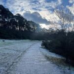 Jess Impiazzi Instagram - Before getting back to business 🎥 I’m exploring all the lovely walks around my area ❄️ Nothing quite as wonderful as getting lost and connecting back to nature! 🌍 🍂 the world really is a beautiful place! We just have to make sure we notice it 🌍🍂🍃❄️ P.s this is just a frozen puddle- walking on ice lakes etc is a serious danger ⚠️ Devil's Punch Bowl