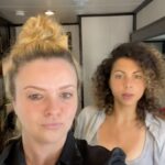 Jess Salgueiro Instagram - SPOILER: POSSIBLE SEASON 2 TEASE Featuring Kimberly, Christine and Ace of Base. Thank you to the bestest, badest of them all @amberrosetamblyn @elizaaclarkw #YLivesOn