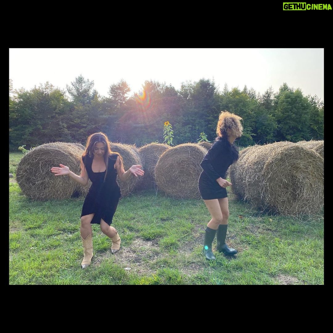 Jess Salgueiro Instagram - A brief reprieve from 2020, when we frolicked on a farm for a month. #hbdtome🎉 @funnymorefarms @margarapp 📸 @matt__eastman