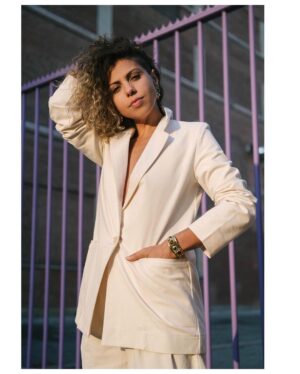 Jess Salgueiro Instagram - Thank you @emmaeliza @gettyimages for such a rad shoot and @everythingisease for having the best taste in the biz and letting me wear your beautiful things. What a dream 💗