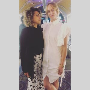 Jess Salgueiro Instagram - Thank you @tiff_net for giving us a premiere for Volcano 🌋!
Thank you @thisiskarenmoore for casting me in this super fun/super poignant script. A bucket list/dream to work with @hannahshazaam (as u can see how I really feel about her in our pic 🥰🥰🥰)
Thank you Gail @stylistbox for absolutely killin it every year and making me feel divine and extra (my two adjectives goin into 2020).
Thank you Pam @geminipr, you are a goddess. Also 🙏🏽 @projectfourpr and @collidervideo and @gettyimages @photagonist 
All the designers muchos gracias :
@shopcatherinecurtis
@_mondselle @koda_nivoli @pharaouncocktailrings @naeeladesigns @shalinisitara @hilarymacmillan @huntingtonldn @anurainadesigns 
Also thank you @dgctalent and @canfilmfest for letting me DJ this year and legit legit making my dreams come true. X @mixtape82media u da best.

Special shout out to @margarapp and @allidoisquin for being my unofficial hype squad/photographers/support/personalcomedians ✨🙏🏽💕
