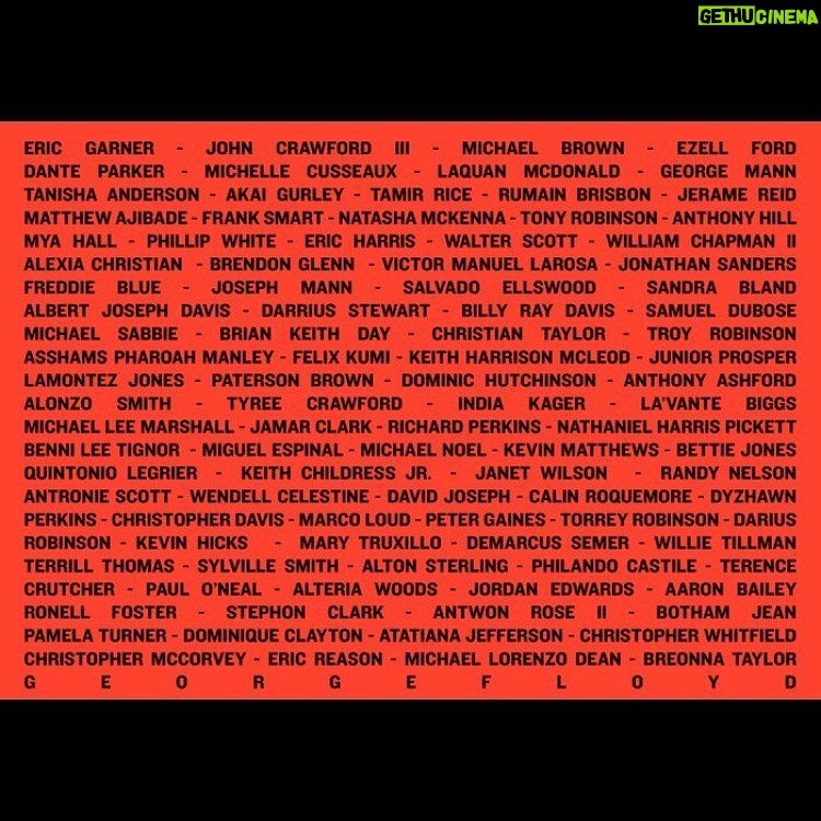 Jess Varley Instagram - The rate at which Black Americans are killed by police is more than twice as high as the rate for white Americans. This is a non-comprehensive list of deaths at the hands of police in the U.S. since Eric Garner's death in July 2014. Today and every day #BlackLivesMatter