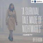 Jess Varley Instagram - OFFSEASON out this Friday! 🔱 #Repost @rljefilms with @make_repost ・・・ OFFSEASON, a Lovecraftian nightmare filled with strange locals, death, and demons. #Offseasonmovie #newmovies #horror #mystery #thriller #horrormovies #horrorfilm #horrorart #horrorcommunity #rlje #rljefilms #Shudder #comingsoon #ondemand #VOD #digitalHD