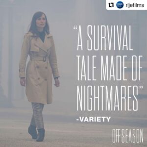Jess Varley Instagram - OFFSEASON out this Friday! 🔱

#Repost @rljefilms with @make_repost
・・・
OFFSEASON, a Lovecraftian nightmare filled with strange locals, death, and demons.

#Offseasonmovie #newmovies #horror #mystery #thriller #horrormovies #horrorfilm #horrorart #horrorcommunity #rlje #rljefilms #Shudder #comingsoon #ondemand #VOD #digitalHD