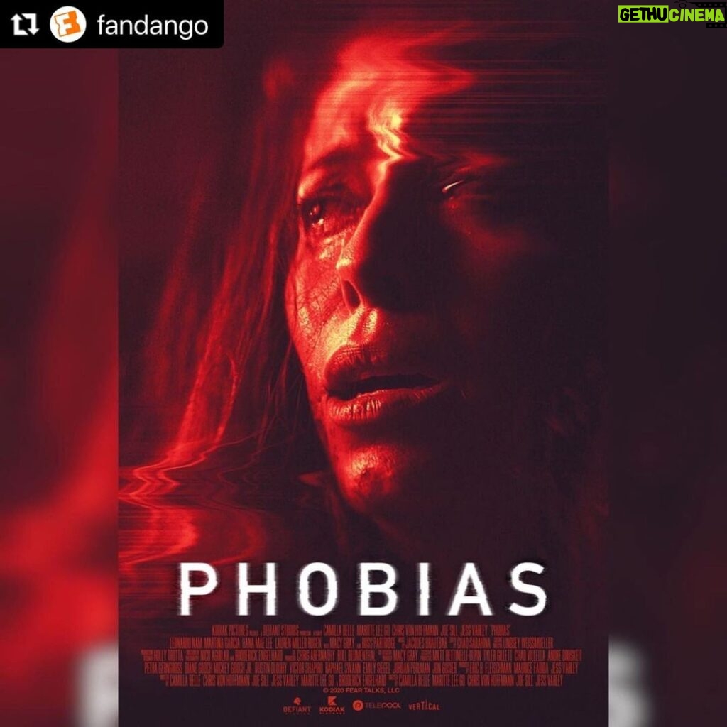 Jess Varley Instagram - PHOBIAS poster just dropped!! Thank you @fandango 🚨🚨🚨 ・・・ They're harvesting fear... whether you want it or not. Check out the exclusive poster debut for 'Phobias.'
