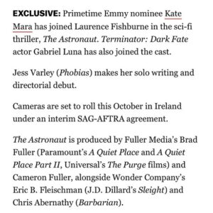 Jess Varley Instagram - Thanking my lucky stars to welcome the absolutely incredible @katemara and @iamgabrielluna on board our mission!! 👩‍🚀🪐🌌