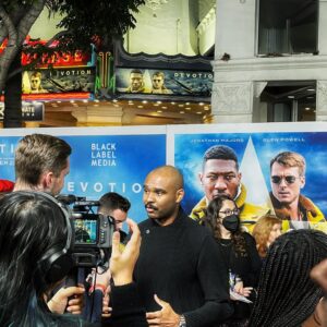 Jess Varley Instagram - Grateful to have a friend who continuously inspires and shows me what’s possible. Celebrating @jgdillard on his stunning film @devotionmovie in theaters Nov 23rd! 🌠