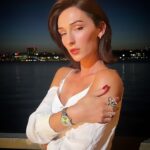 Jesse James Keitel Instagram - I’ll never be late again with my new @breitling Navitimer ✨ thank you for an incredible evening ♥️ #ForTheJourney #Breitling #squadonamission #navitimer