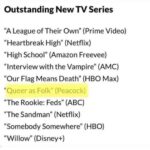 Jesse James Keitel Instagram - an honor. thanks @glaad 🥹♥️🌈 and happy bday @notstephendunn ✨#queerasfolk