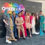 Jesse James Keitel Instagram - an honor. thanks @glaad 🥹♥️🌈 and happy bday @notstephendunn ✨#queerasfolk