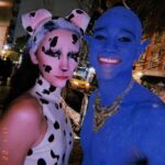 Jesse James Keitel Instagram - SPOTTED! Thank you for having me @heidiklum 🐾🦴🖤 extra spooky thank you to @itsmuffyqueen for the incredible makeup and @vexclothing for turning this lady into a tramp ♥️ (and yes, the worm was insane lol) #HeidiKlumHalloween, #HeidiKlumHalloween2022 @sakenohananewyork @moxylowereastside @primevideo @nowscreamingpv @baileysus