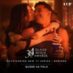 Jesse James Keitel Instagram - an honor. thanks @glaad 🥹♥️🌈 and happy bday @notstephendunn ✨#queerasfolk