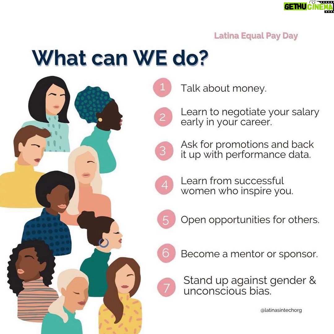 Jessica Alba Instagram - Today is #LatinaEqualPayDay - meaning it marks how much further into 2023 Latinas had to work to “catch-up” to a white, non-Hispanic man’s earnings from the previous year. In short, it takes Latinas almost an entire extra year of work in order to be paid what the average white, non-Hispanic man took home last year 🤯 Why? Well for starters, all working Latinas, including full-time and part-time workers, only receive 52 cents to every dollar paid to white, non-Hispanic men... On average, Latinas in the U.S. are paid 46% less than white men and 26% less than white women (Source: @leaninorg). ‘Latinas face a double-edged sword of sexism and racism in the workplace: As women, Latinas are stereotyped as less competent than men, and as Latinx Americans, Latinas are stereotyped as less intelligent than white people. Researchers believe that bias is to blame for over half of the pay gap for Latinas’ (source: @leaninorg). The wage gap that Latinas face needs to be a thing of the past. Latinas deserve more, end of story 👊🏽 So let’s raise awareness and fight together! It is unacceptable and we demand change ❗️ Latinas simply deserve fair pay. It’s time to close the gap! We need #LatinaEqualPay for #Trabajadoras everywhere ❤️🩹 #Pagame #EqualPay #LatinaEqualPay #Trabajadoras #SheSePuede