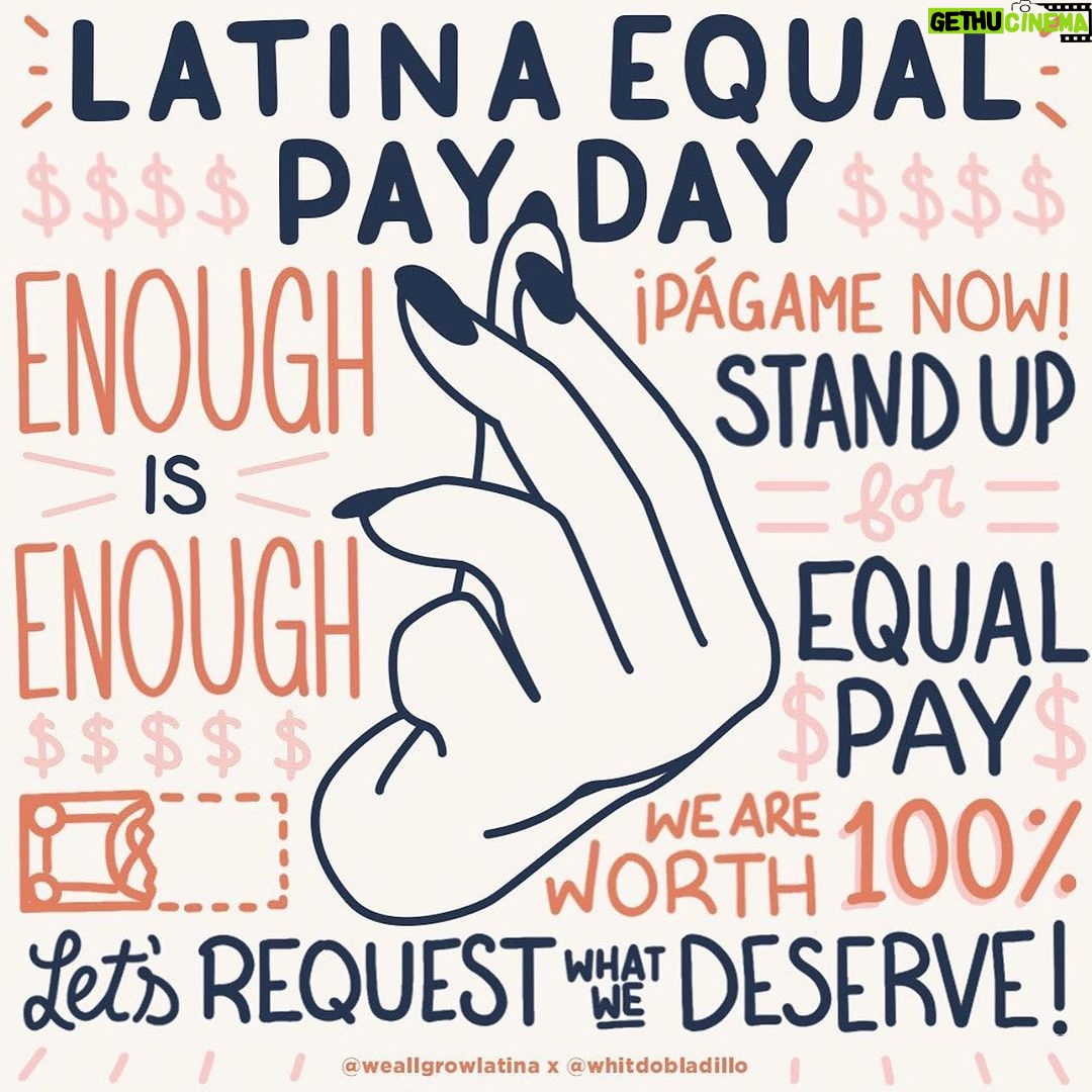 Jessica Alba Instagram - Today is #LatinaEqualPayDay - meaning it marks how much further into 2023 Latinas had to work to “catch-up” to a white, non-Hispanic man’s earnings from the previous year. In short, it takes Latinas almost an entire extra year of work in order to be paid what the average white, non-Hispanic man took home last year 🤯 Why? Well for starters, all working Latinas, including full-time and part-time workers, only receive 52 cents to every dollar paid to white, non-Hispanic men... On average, Latinas in the U.S. are paid 46% less than white men and 26% less than white women (Source: @leaninorg). ‘Latinas face a double-edged sword of sexism and racism in the workplace: As women, Latinas are stereotyped as less competent than men, and as Latinx Americans, Latinas are stereotyped as less intelligent than white people. Researchers believe that bias is to blame for over half of the pay gap for Latinas’ (source: @leaninorg). The wage gap that Latinas face needs to be a thing of the past. Latinas deserve more, end of story 👊🏽 So let’s raise awareness and fight together! It is unacceptable and we demand change ❗️ Latinas simply deserve fair pay. It’s time to close the gap! We need #LatinaEqualPay for #Trabajadoras everywhere ❤️🩹 #Pagame #EqualPay #LatinaEqualPay #Trabajadoras #SheSePuede