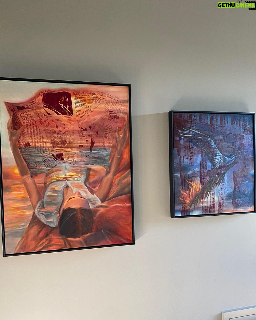Jessica Alba Instagram - #wcw Featuring a few talented/dope artists!!! - @daniecansino and @jbellzamy β€οΈπ¨π« A few months ago I got to visit both Danie and Jessica at their individual studios. I was so inspired by their stories, their works of art and the power + emotions they evoked. Needless to say, I was instantly #obsessed and wound up buying a few pieces to take home with me βΊοΈπΌοΈ Thank you both for having me in your sacred spaces - I am in awe of your talent and the stories you are telling π€ Cheers to these phenomenal artists who remind us that art has the power to heal, inspire, and unite us all ππ½ #HispanicHeritageMonth #LatinXHeritageMonth #WCW #latinapower #chingonaaf
