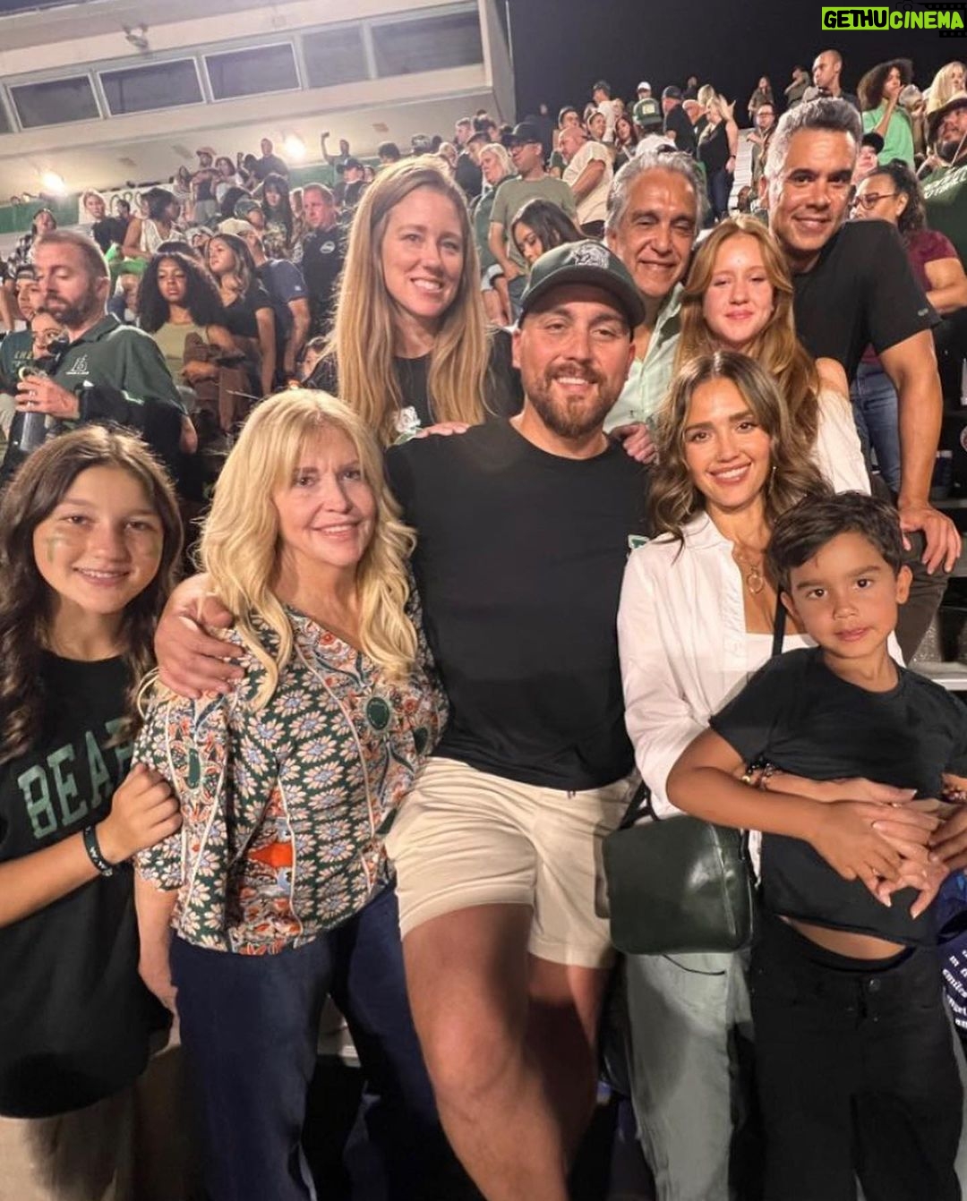 Jessica Alba Instagram - So proud of my nephew #Carter for taking home the W last night 🏈👏🏽🥳 #goBearcats #BonitaFootball