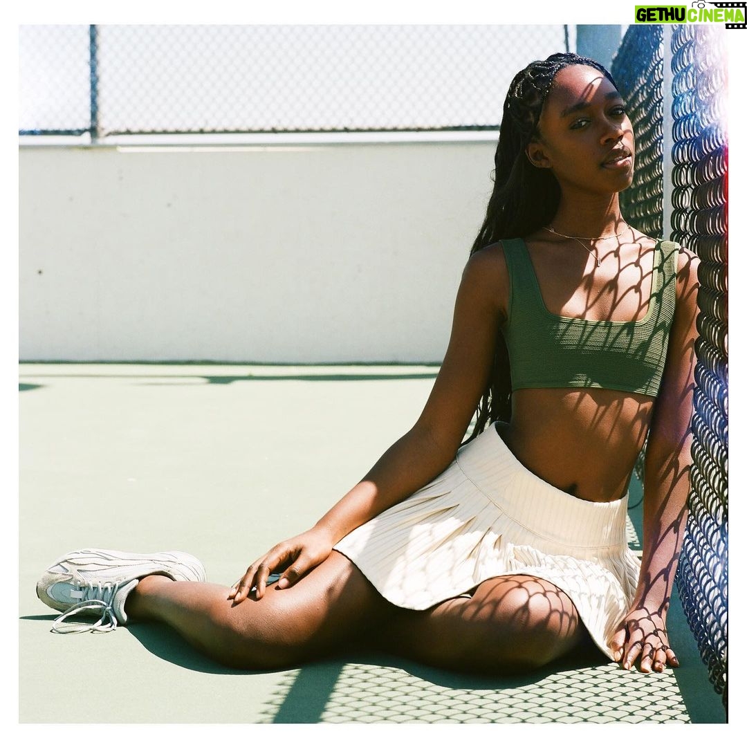 Jessica Allain Instagram - First day of Summer!🎾 @brigby @montce_swim #summersolstice #filmphotography Los Angeles, California