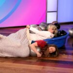 Jessica Biel Instagram - Doing weird things with @theellenshow as usual. Love you and going to miss you on air!! Our last show together is out today - talking @candyonhulu and @kinderfarms 🍬 Ellen Degeneres Show