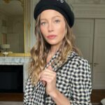 Jessica Biel Instagram – @kenzo this morning – celebrating @nigo and this new collection ❤️ Wearing the 1970 beret because apparently that’s what year it is in America…