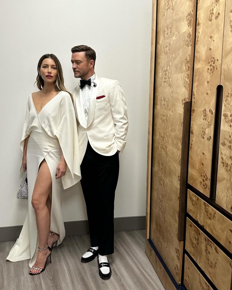 Jessica Biel Instagram - On our suit and tie shit ♥️