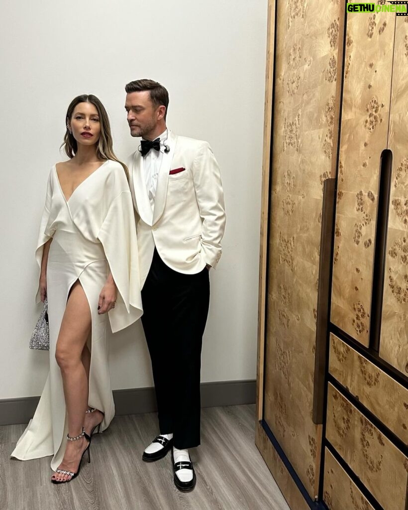 Jessica Biel Instagram - On our suit and tie shit ♥️
