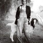 Jessica Biel Instagram - Just because it’s Friday, here’s me and a very dramatic goat for @voguemagazine. #FBF