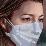 Jessica Biel Instagram - Ooh thank you for this @jessicasebok_portraits — your talent captured every little smile line that I worked real hard to earn 😉 For now, let’s mask up and stay safe out there ❤️
