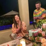 Jessica Biel Instagram - Celebrating my birthday in style... and by that I mean, in pajamas. I made Justin PROMISE not to sing Happy Birthday to me, so he improvised. Sorry you can’t hear it, but I’m still laughing 😂. Thank you, you wonderful human, for really listening to me, and for throwing my kinda party. And thank YOU ALL for the birthday wishes. Feeling the love.