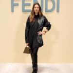 Jessica Biel Instagram - #FendiFW24 🖤 Congrats @fendi @mrkimjones on a beautiful show!
