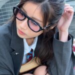 Jessica Chan Yee Chun Instagram – Not your average school girl 🗯️
@gentlemonster 
@puyioptical 

#GentleHighSchool
#GentleMonsterOptical
