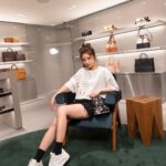 Jessica Chan Yee Chun Instagram - Paisley print is the key @mcmworldwide AW23 #mcmworldwide