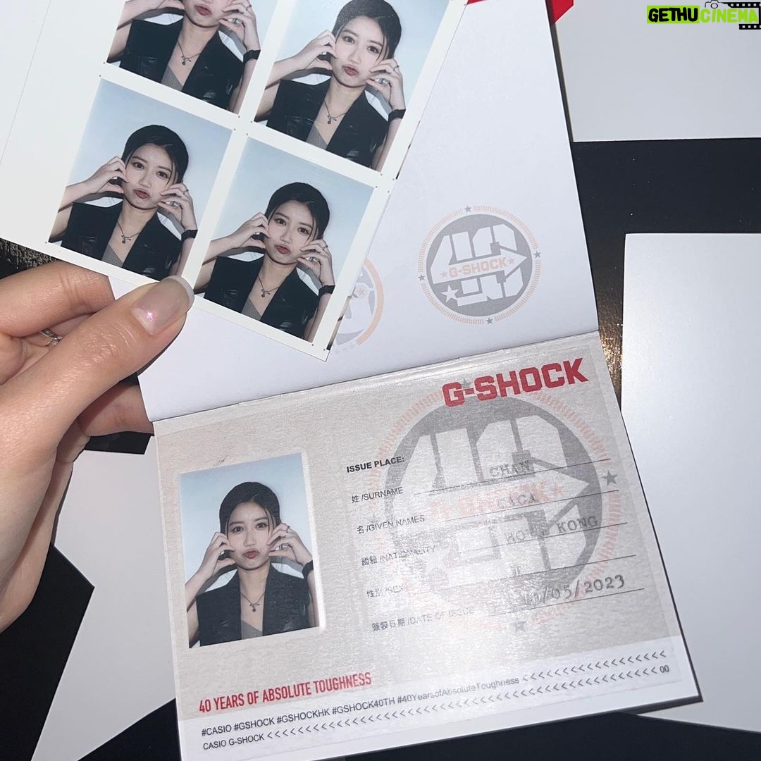 Jessica Chan Yee Chun Instagram - Thank you G-SHOCK for having me celebrating their 40th Anniversary milestones. A signature solid black and iconic design DWE-5657RE-1 from the Remaster Black collection is what I'm wearing. Go register online to visit the anniversary exhibition starting from today to 14th May! @gshock_hongkong #AnEvolutionofToughness #CASIO #GSHOCK40th #GSHOCKHK